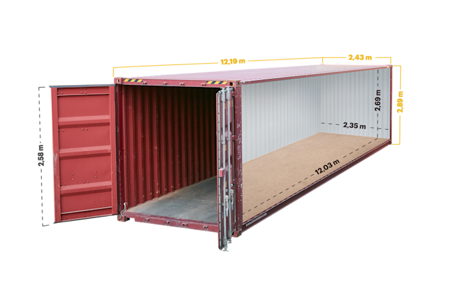 How to safely load a 40-foot container with used tyres